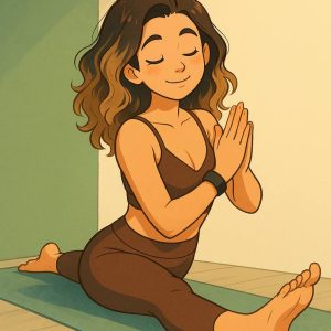 کلاس به سبک yogawithme+برنامه غذایی