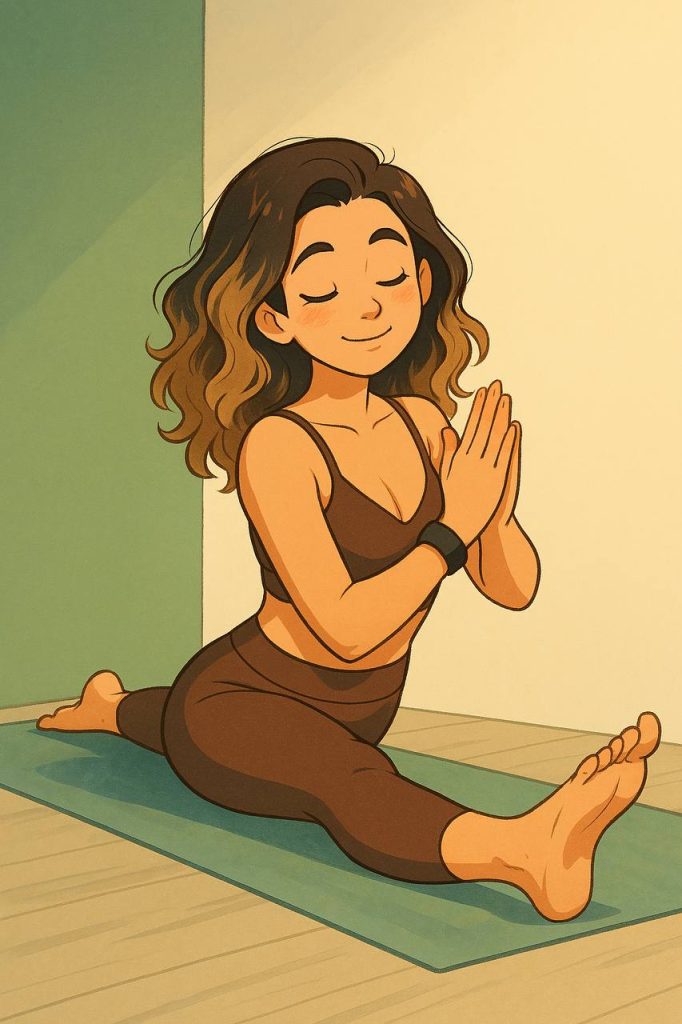 کلاس به سبک yogawithme+برنامه غذایی